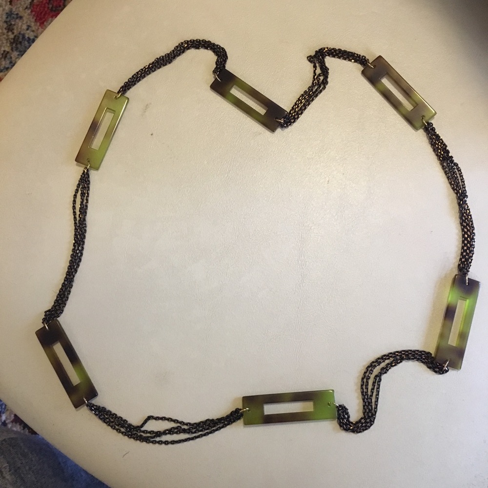 Tortoise brown necklace